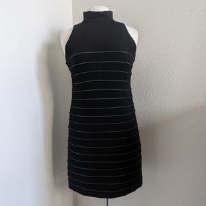 KRIZIA Black Wool Mini Dress S, 4